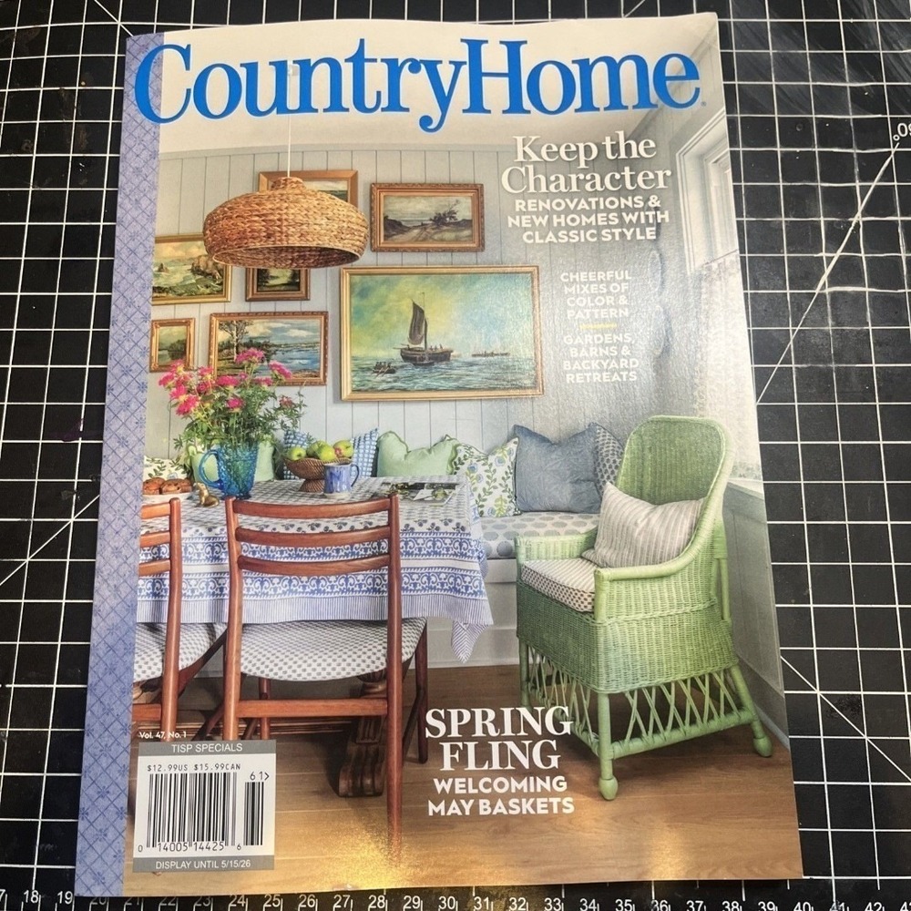 Country Home Magazine Spring 2026 Spring Fling Home Garden Decor Craft Collage